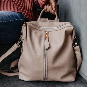 Urban Expressions | Bags | Leya Nude Vegan Leather Backpacker | Poshmark